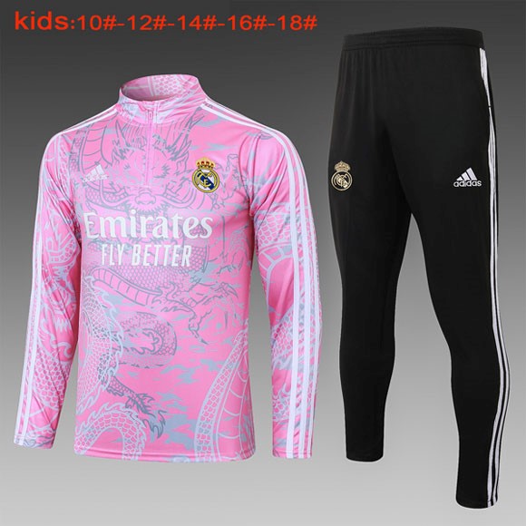 Kinder Sweatshirts Real Madrid 2024 Pink 2